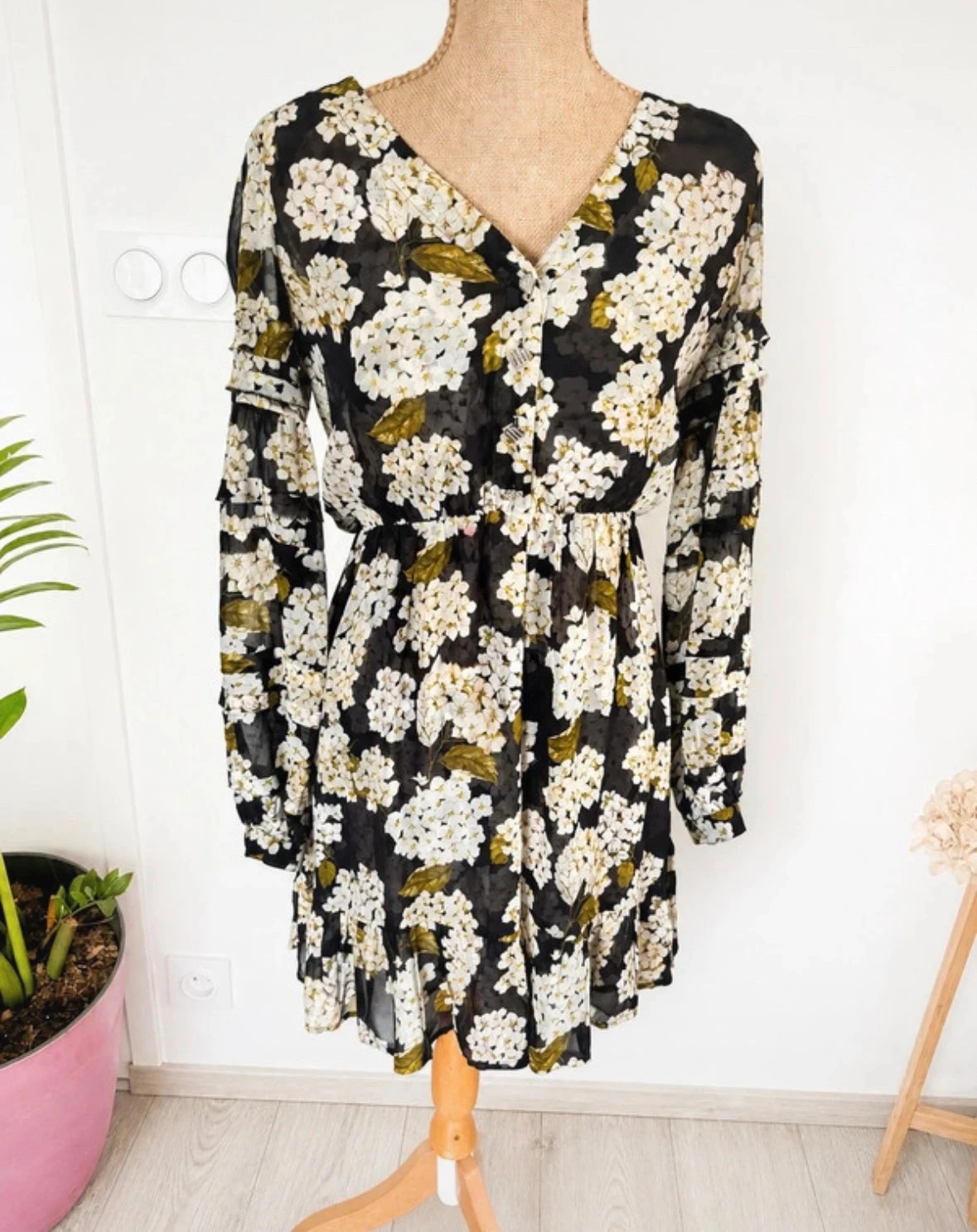 The Kooples dress with slip – Floral print – Very good condition – photo 5
